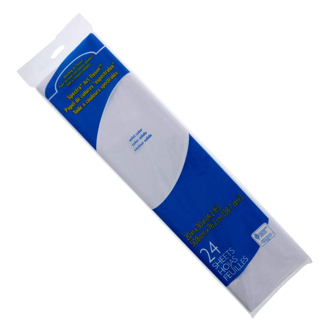 Spectra® Deluxe Bleeding Art Tissue™ White Sheets, 24ct.